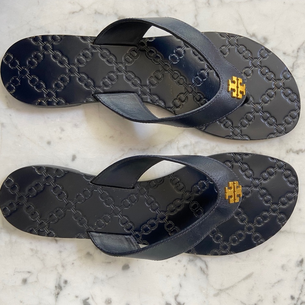 tory burch Thora sandal Navy 9M